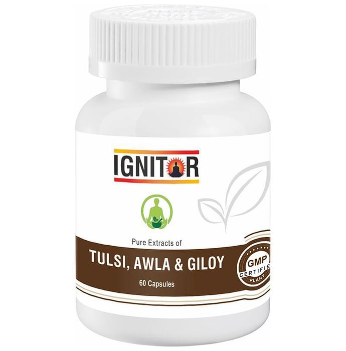 Ignitor Tulsi, Awla & Giloy Capsule - Classic Derma