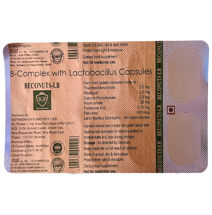 IGP Mediventures Beconuts-LB Capsule (10 Each)