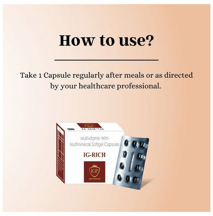 IGP Mediventures IG-Rich Softgel Capsule