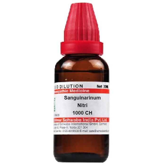 Dr Willmar Schwabe India Sanguinarinum Nitri Dilution 1000 CH - Classic Derma