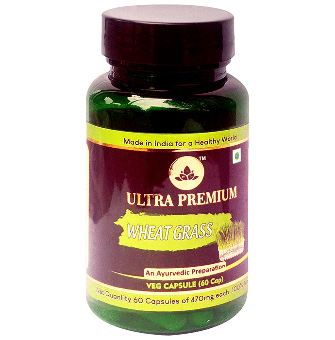 IHS Ultra Premium Wheatgrass Veg Capsule - Classic Derma