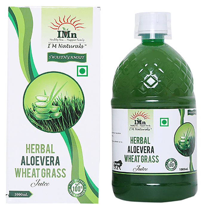 I'M Naturals Herbal Aloevera Wheat Grass Juice - Classic Derma
