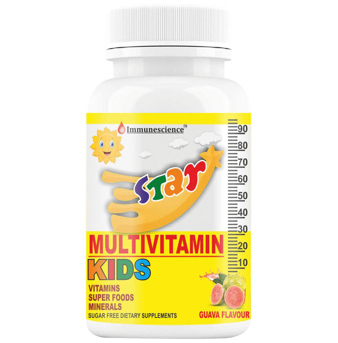 Immunescience Star Multivitamin Kids Chewable Tablet Guava Sugar Free - Classic Derma