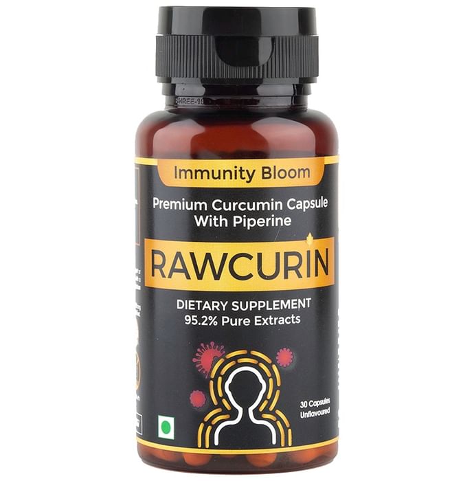 Immunity Bloom Rawcurin Premium Curcumin Capsule with Piperine Unflavored - Classic Derma