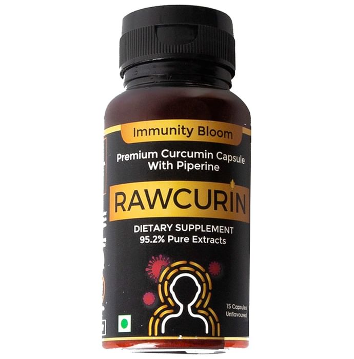Immunity Bloom Rawcurin Premium Curcumin Capsule with Piperine Unflavored - Classic Derma
