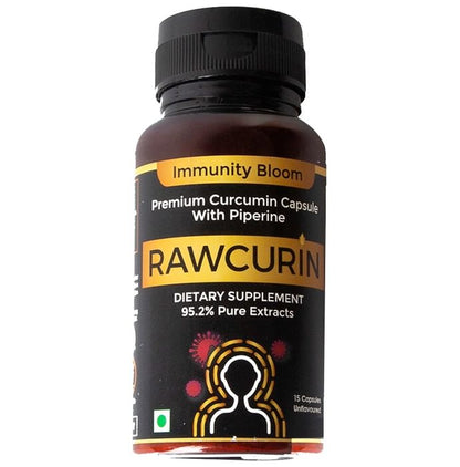 Immunity Bloom Rawcurin Premium Curcumin Capsule with Piperine Unflavored - Classic Derma