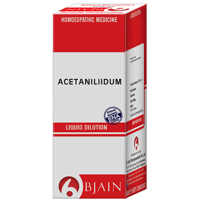 Bjain Acetalinidum/ Antifebrinum Dilution 12 CH - Classic Derma