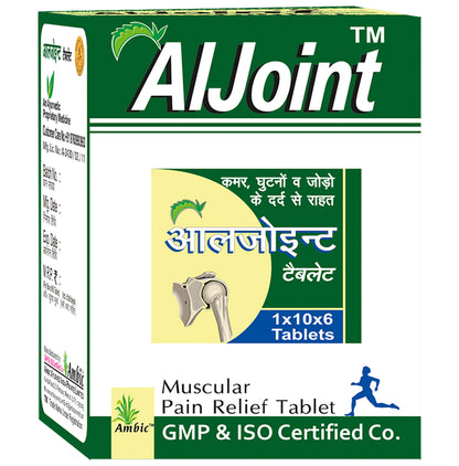 AlJoint Muscular Pain Relief Tablet (60 Each) - Classic Derma