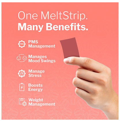 Inaari Rejuvenate Meltstrips to PMS Management, Stress Management and Energy Boost Raspberry