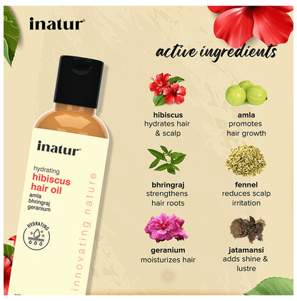 Inatur Hibiscus Hair Oil