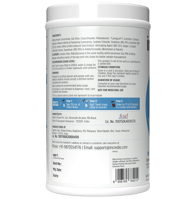 Incredio By Healthkart Lean Protien Chocolate