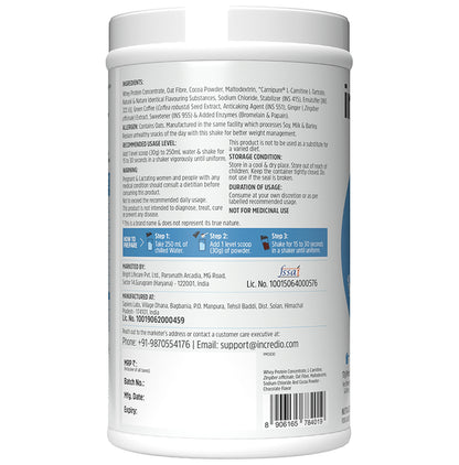 Incredio By Healthkart Lean Protien Chocolate