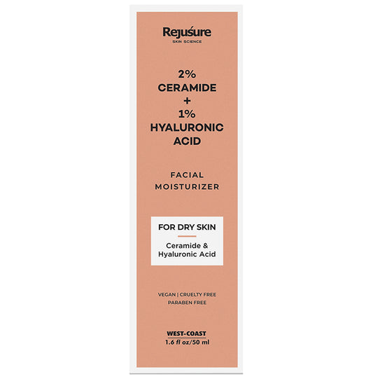 Rejusure 2% Ceramide + 1% Hyaluronic Acid Facial Moisturizer - Classic Derma