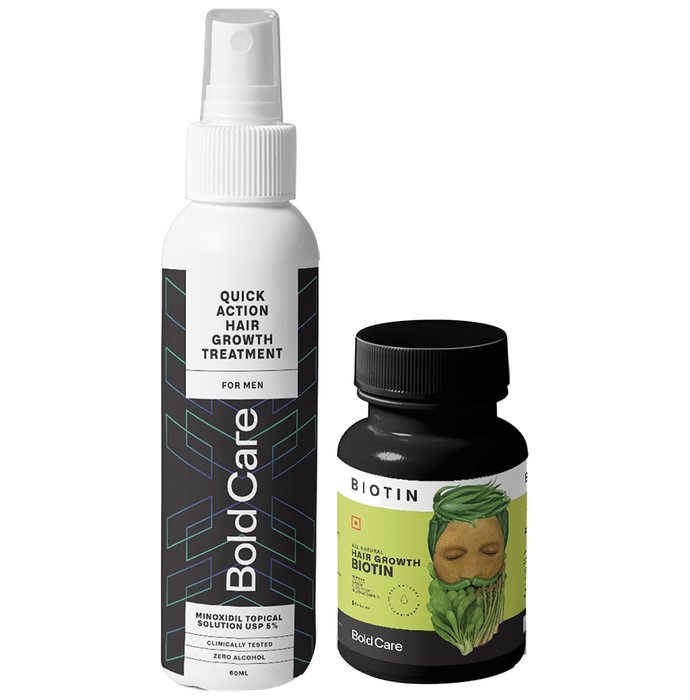 Bold Care Natural Hair Regrowth Pack - Classic Derma