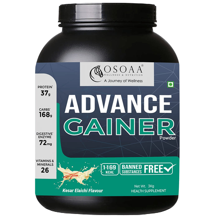 OSOAA Advance Gainer Powder Kesar Elaichi - Classic Derma
