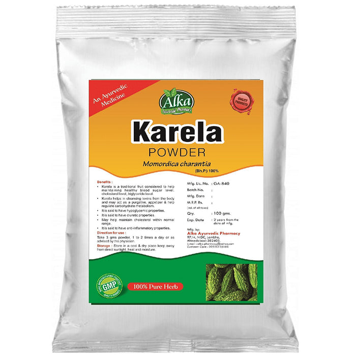 Alka Ayurvedic Pharmacy Karela Powder - Classic Derma