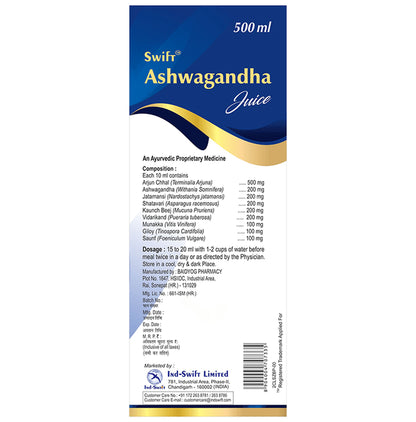 Ind-Swift Ashwagandha Juice
