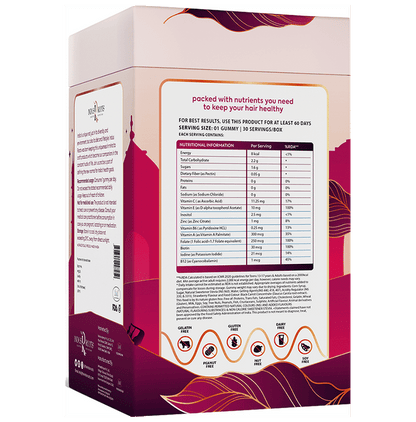 Indus Roots Healthy Hair Gummy Strawberry