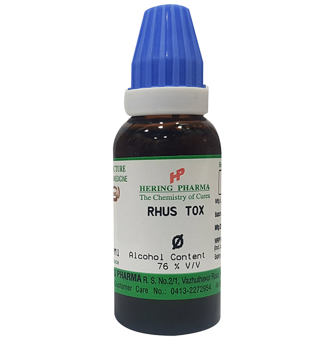 Hering Pharma Rhus Tox Mother Tincture Q - Classic Derma