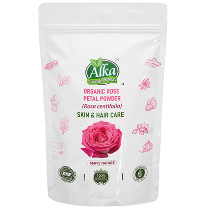 Alka Ayurvedic Pharmacy Organic Rose Petal Powder - Classic Derma