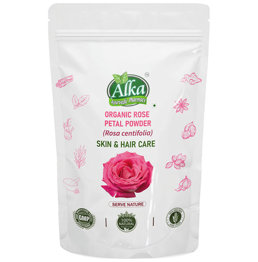 Alka Ayurvedic Pharmacy Organic Rose Petal Powder - Classic Derma