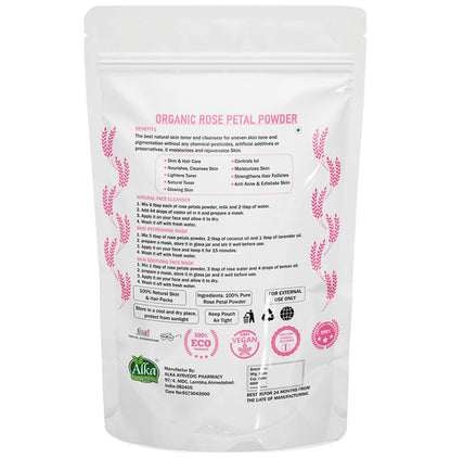 Alka Ayurvedic Pharmacy Organic Rose Petal Powder