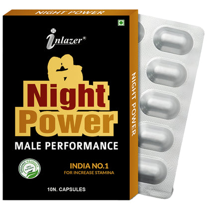 Inlazer Night Power Male Performance Capsule - Classic Derma