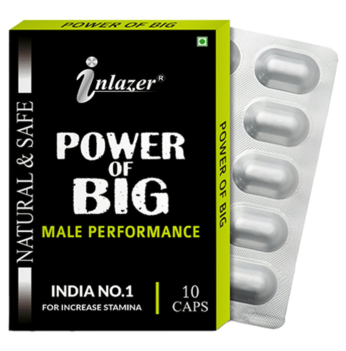Inlazer Power of Big Male Performance Capsule - Classic Derma