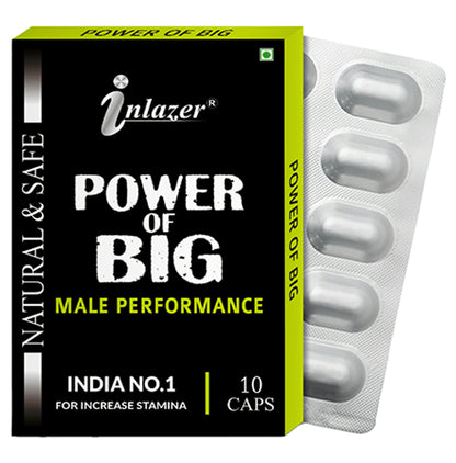 Inlazer Power of Big Male Performance Capsule - Classic Derma