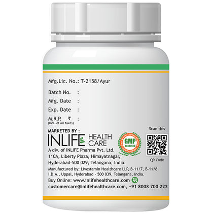Inlife Garcinia Cambogia (60% HCA) 1600mg per serving Vegetarian Capsules