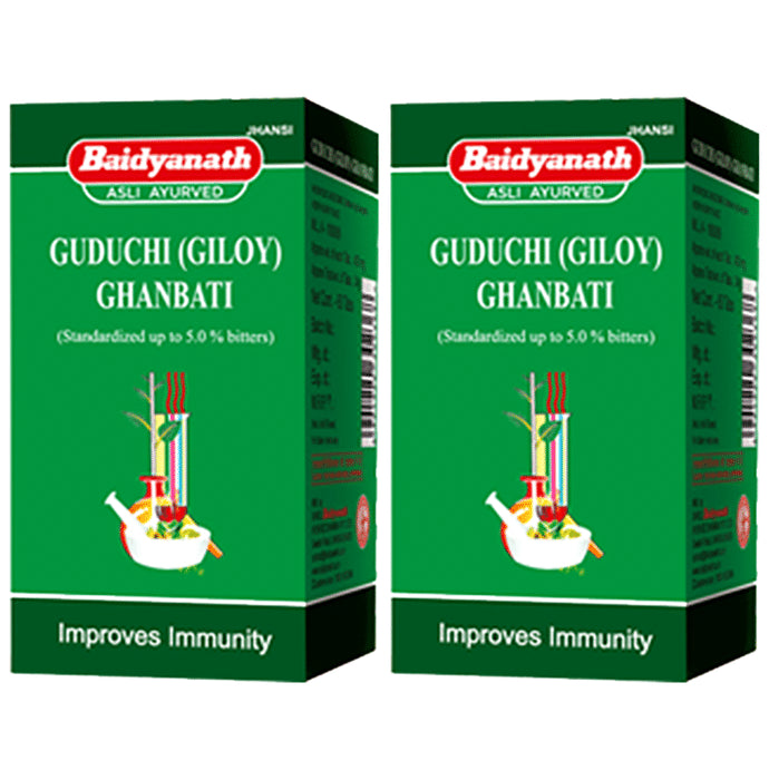 Baidyanath (Jhansi) Guduchi (Giloy) Ghanbati Tablet (60 Each)