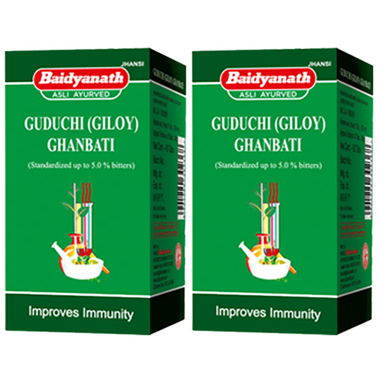 Baidyanath (Jhansi) Guduchi (Giloy) Ghanbati Tablet (60 Each)