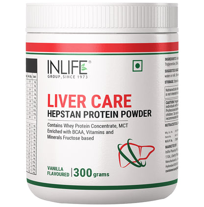 Inlife Hepstan Whey Protein with Vitamins & Minerals | For Liver Care | Flavour Vanilla Powder - Classic Derma