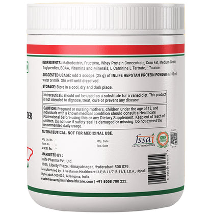 Inlife Hepstan Whey Protein with Vitamins & Minerals | For Liver Care | Flavour Vanilla Powder
