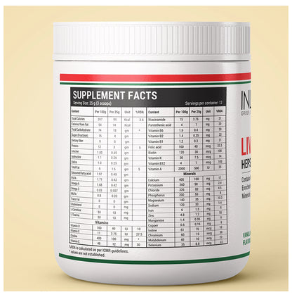 Inlife Hepstan Whey Protein with Vitamins & Minerals | For Liver Care | Flavour Vanilla Powder