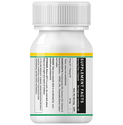Inlife Hing Oil (Asafoetida) Vegan Liquid Filled Capsule