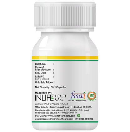 Inlife Hing Oil (Asafoetida) Vegan Liquid Filled Capsule