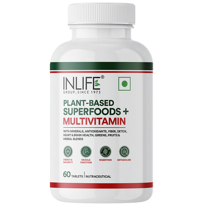 Inlife Plant-Based Superfoods+Multivitamins Tablet - Classic Derma