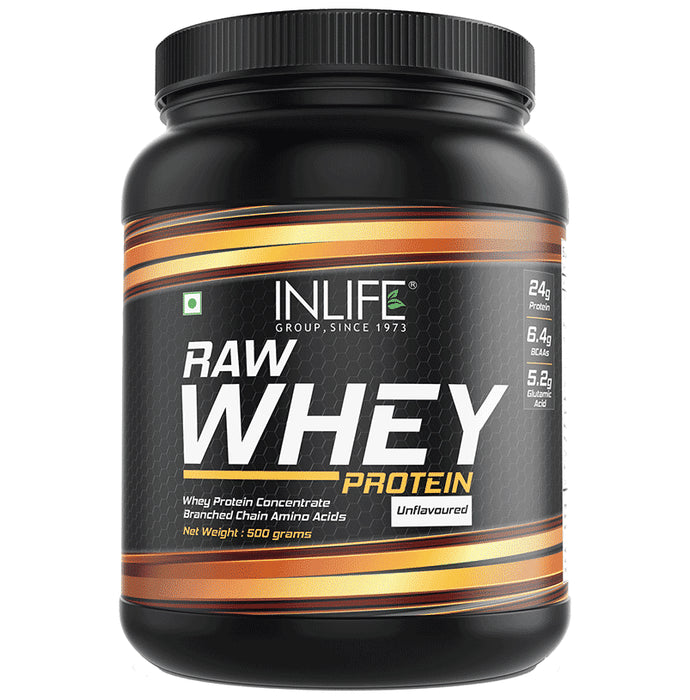 Inlife Raw Whey Protein Powder Unflavored - Classic Derma