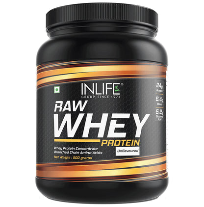 Inlife Raw Whey Protein Powder Unflavored - Classic Derma