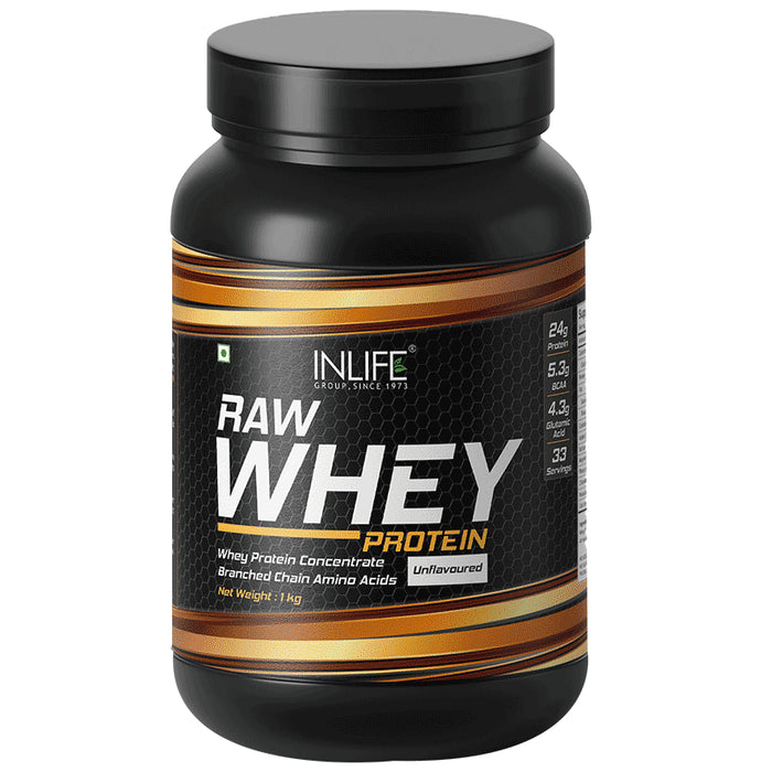 Inlife Raw Whey Protein Powder Unflavored - Classic Derma