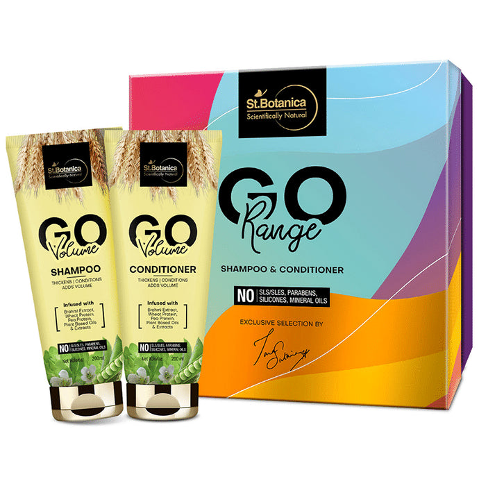 St.Botanica Volume Go Range Shampoo & Conditioner (200ml Each) - Classic Derma