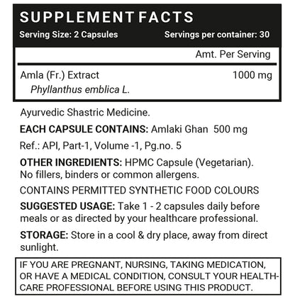 Inlife Vitamin C Amlaki Ghani 1000mg Vegicap