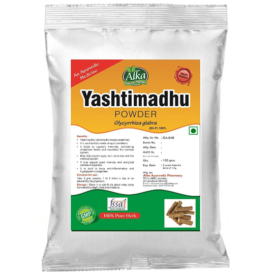 Alka Ayurvedic Pharmacy Yashtimadhu Powder - Classic Derma