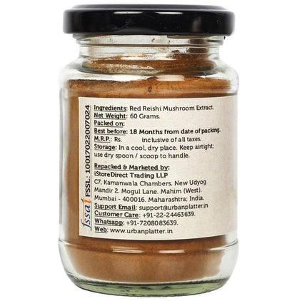 Urban Platter Red Reishi Mushroom Extract Powder