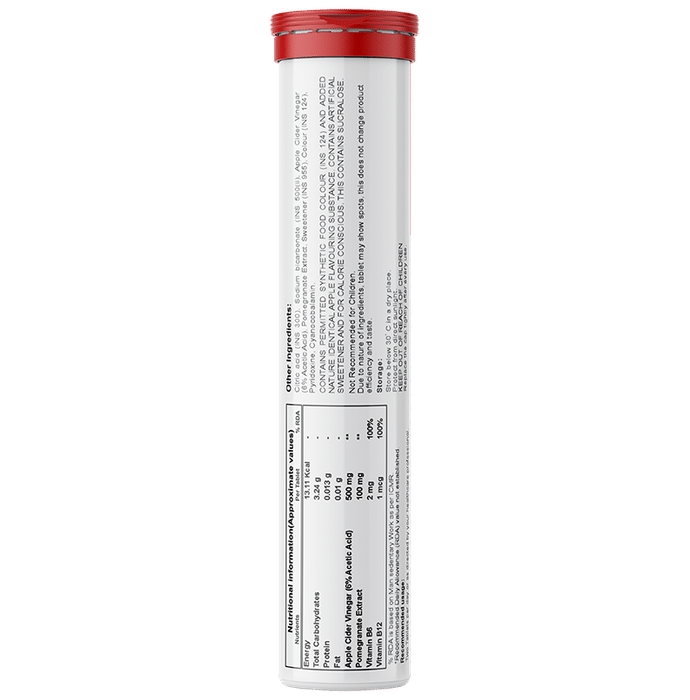 Iron Lifters Apple Cider Vinegar Effervescent Tablet (15 Each) Red Apple