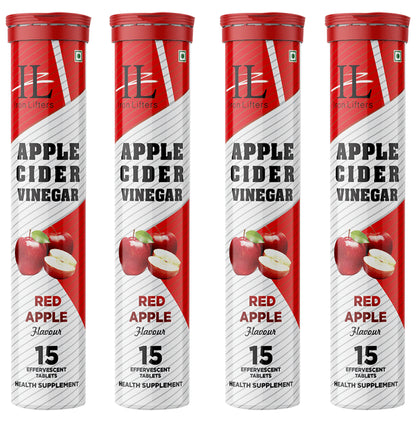 Iron Lifters Apple Cider Vinegar Effervescent Tablet (15 Each) Red Apple - Classic Derma