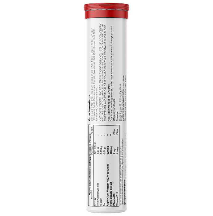 Iron Lifters Apple Cider Vinegar Effervescent Tablet (15 Each) Red Apple