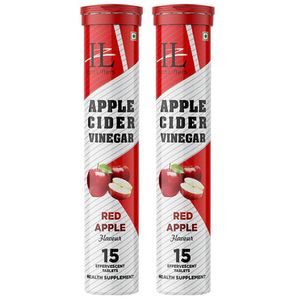 Iron Lifters Apple Cider Vinegar Effervescent Tablet (15 Each) Red Apple - Classic Derma