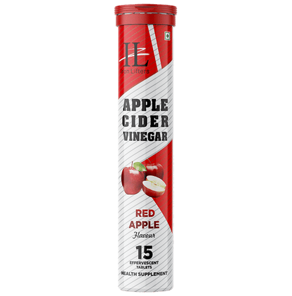 Iron Lifters Apple Cider Vinegar Effervescent Tablet (15 Each) Red Apple